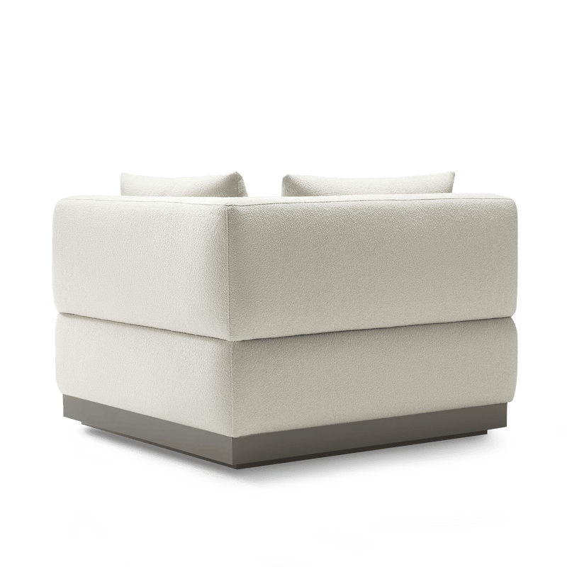 Amalfi Corner | Aluminum Taupe, Riviera Sand,