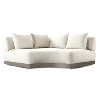Amalfi Curved Corner | Aluminum Asteroid, Copacabana Midnight,