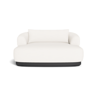 Amalfi Daybed | Aluminum Asteroid, Panama Blanco,