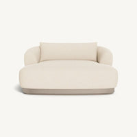Amalfi Daybed | Aluminum Taupe, Riviera Sand,