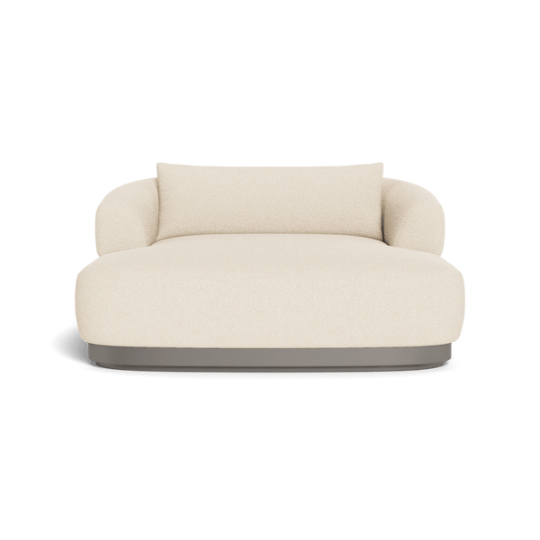 Amalfi Daybed | Aluminum Taupe, Riviera Sand,