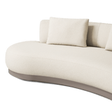 Amalfi Kidney Sofa | Aluminum Taupe, Riviera Sand,