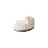 Amalfi Kidney Sofa | Aluminum Taupe, Riviera Sand,