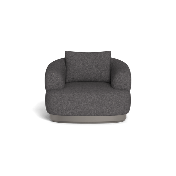 Amalfi Lounge Chair | Aluminum Taupe, Riviera Slate,