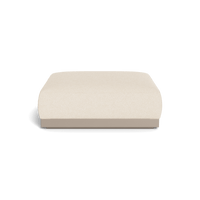 Amalfi Ottoman | Aluminum Taupe, Riviera Sand,