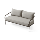 Andre 2 Seat Sofa | Aluminum Asteroid, Copacabana Midnight,