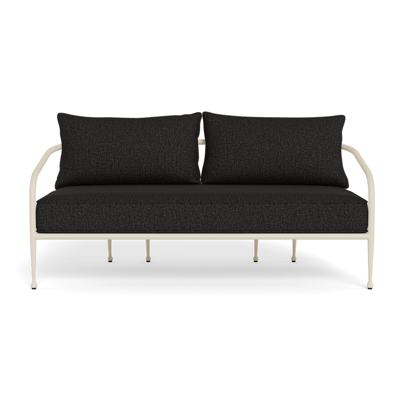 Andre 2 Seat Sofa | Aluminum Bone, Copacabana Midnight,