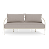 Andre 2 Seat Sofa | Aluminum Bone, Riviera Stone,