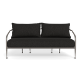 Andre 2 Seat Sofa | Aluminum Taupe, Copacabana Midnight,