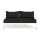 Andre 2 Seat Sofa | Aluminum White, Copacabana Midnight,