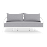 Andre 2 Seat Sofa | Aluminum White, Panama Cloud,