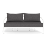 Andre 2 Seat Sofa | Aluminum White, Riviera Slate,