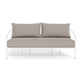 Andre 2 Seat Sofa | Aluminum White, Riviera Stone,