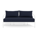 Andre 2 Seat Sofa | Aluminum White, Siesta Indigo,