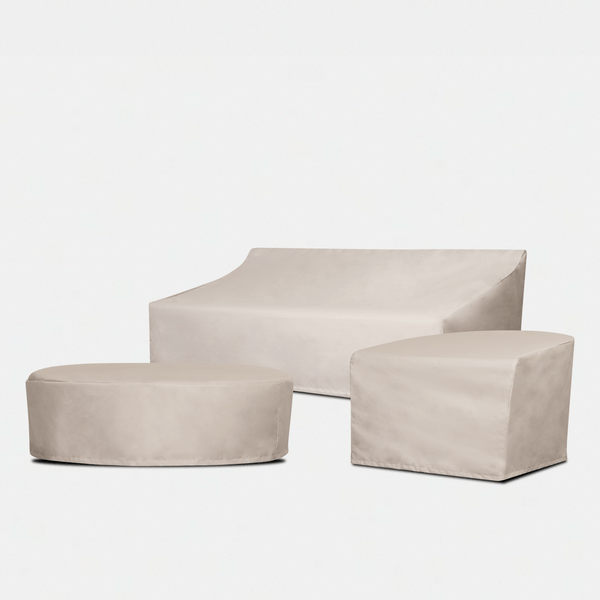 Andre 2 Seat Sofa - Weather Cover | Surlast Sand, ,