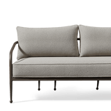 Andre 3 Seat Sofa | Aluminum Asteroid, Copacabana Midnight,