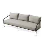 Andre 3 Seat Sofa | Aluminum Asteroid, Copacabana Midnight,