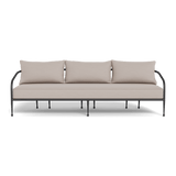 Andre 3 Seat Sofa | Aluminum Asteroid, Panama Marble,