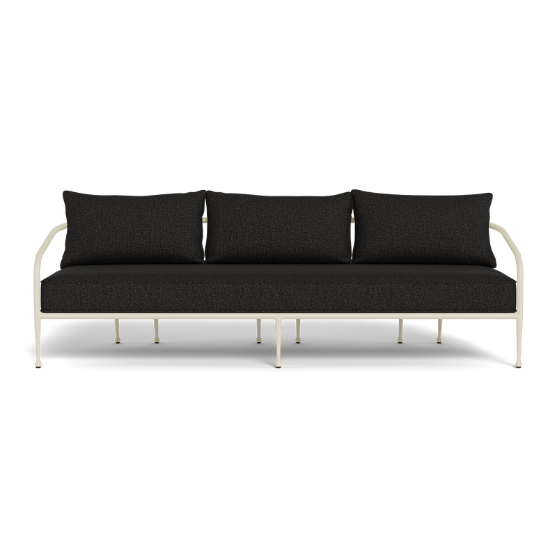 Andre 3 Seat Sofa | Aluminum Bone, Copacabana Midnight,