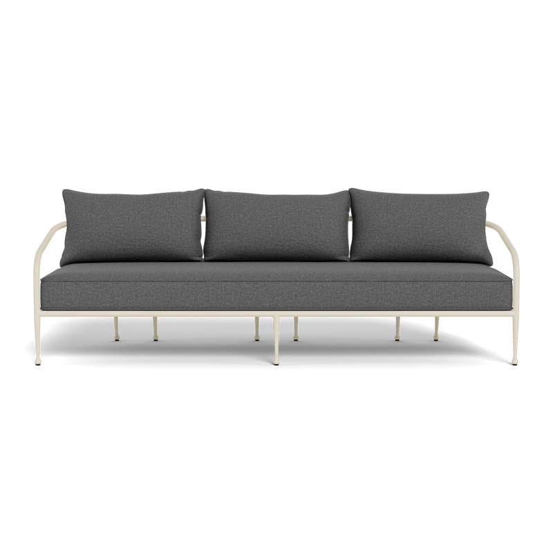 Andre 3 Seat Sofa | Aluminum Bone, Siesta Slate,