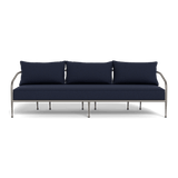 Andre 3 Seat Sofa | Aluminum Taupe, Siesta Indigo,