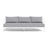 Andre 3 Seat Sofa | Aluminum White, Panama Cloud,