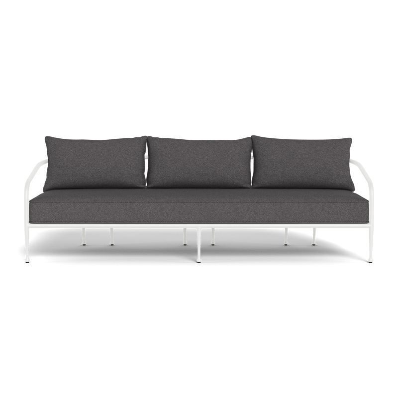 Andre 3 Seat Sofa | Aluminum White, Riviera Slate,