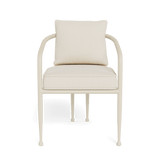 Andre Dining Chair | Aluminum Bone, Siesta Ivory,