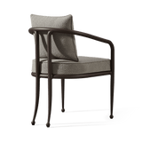 Andre Dining Chair | Aluminum Bronze, Riviera Stone,