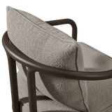 Andre Dining Chair | Aluminum Bronze, Riviera Stone,