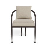 Andre Dining Chair | Aluminum Bronze, Siesta Taupe,