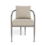 Andre Dining Chair | Aluminum Taupe, Siesta Taupe,