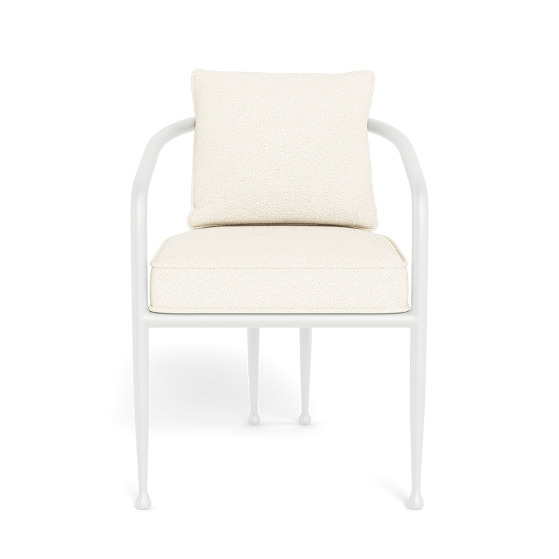 Andre Dining Chair | Aluminum White, Riviera Ivory,