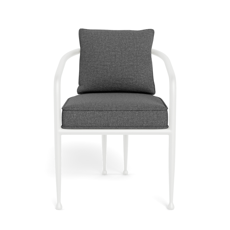 Andre Dining Chair | Aluminum White, Siesta Slate,