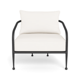 Andre Lounge Chair | Aluminum Asteroid, Panama Blanco,