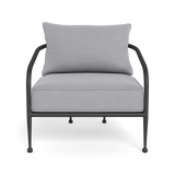 Andre Lounge Chair | Aluminum Asteroid, Panama Cloud,