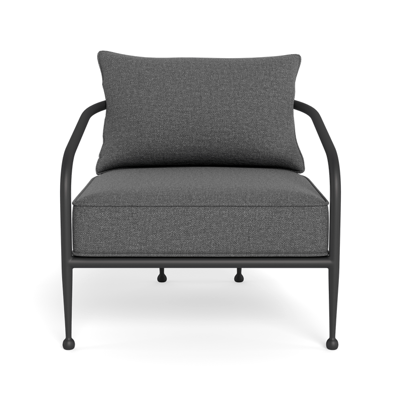 Andre Lounge Chair | Aluminum Asteroid, Siesta Slate,