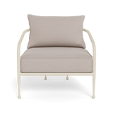 Andre Lounge Chair | Aluminum Bone, Panama Marble,