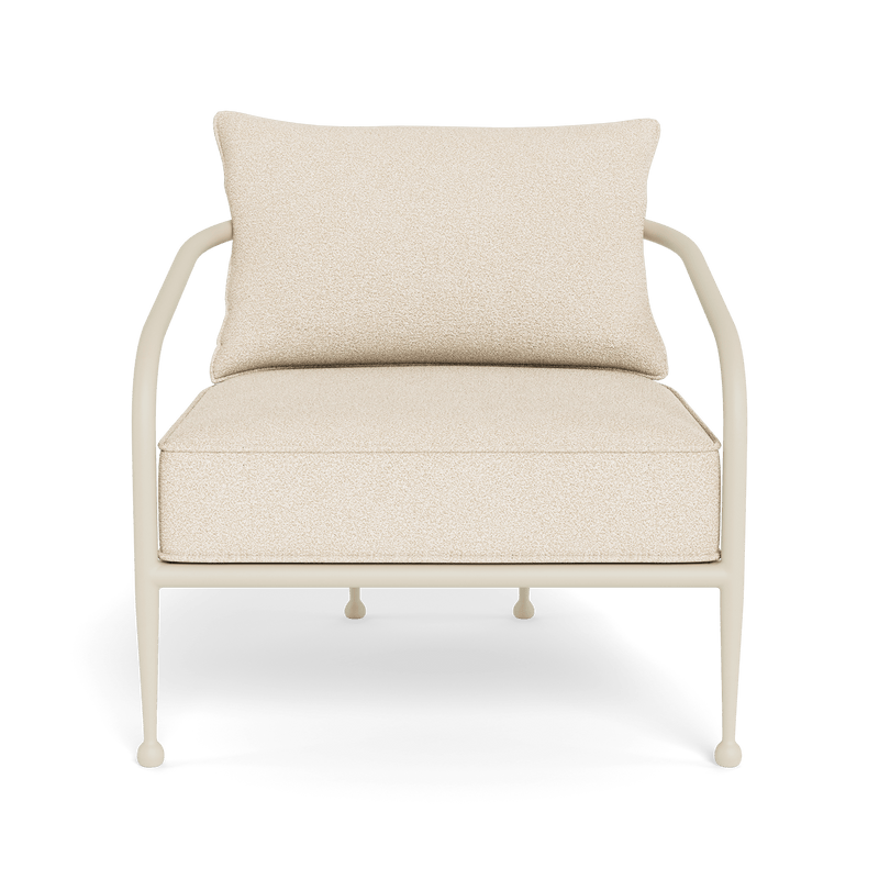 Andre Lounge Chair | Aluminum Bone, Riviera Sand,