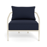 Andre Lounge Chair | Aluminum Bone, Siesta Indigo,