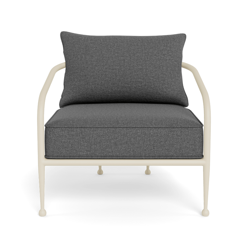 Andre Lounge Chair | Aluminum Bone, Siesta Slate,