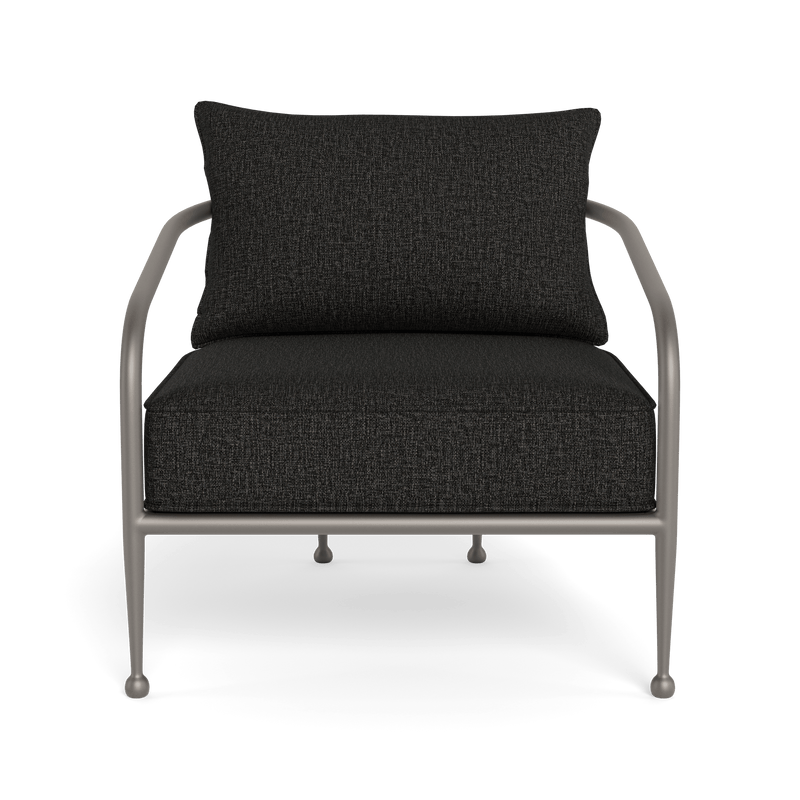 Andre Lounge Chair | Aluminum Taupe, Copacabana Midnight,