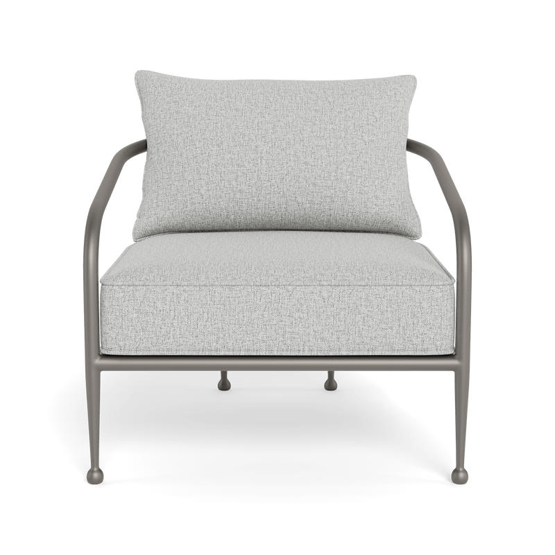 Andre Lounge Chair | Aluminum Taupe, Copacabana Sand,