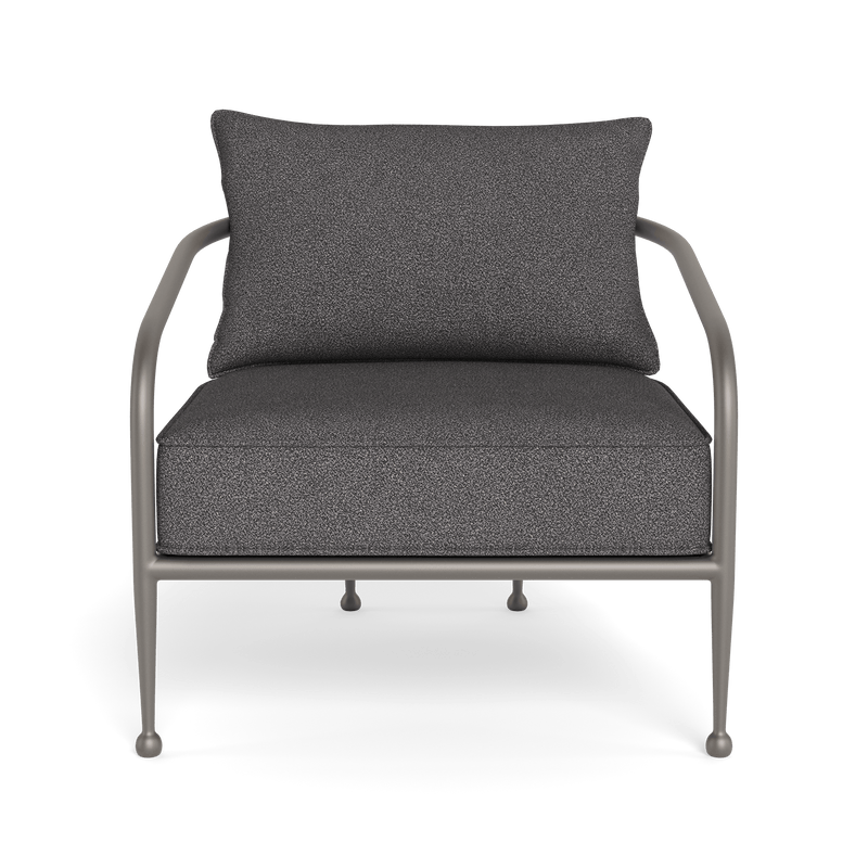 Andre Lounge Chair | Aluminum Taupe, Riviera Slate,