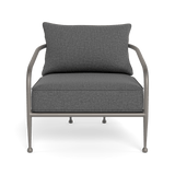 Andre Lounge Chair | Aluminum Taupe, Siesta Slate,