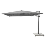 Antego Cantilever Umbrella + Base | Sandstone, Aluminum Anthracite, Gris Nature