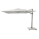 Antego Cantilever Umbrella + Base | Sandstone, Aluminum Linen, Natural