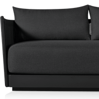 Antigua 3 Seat Sofa | Aluminum Asteroid, Panama Grafito, Rope Dark Grey