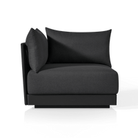 Antigua Corner | Aluminum Asteroid, Panama Grafito, Rope Dark Grey