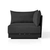 Antigua Corner | Aluminum Asteroid, Panama Grafito, Rope Dark Grey